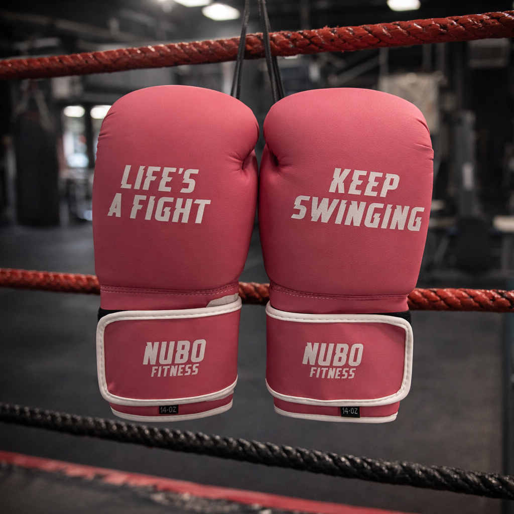 Pink NuBO Fitness Boxing Gloves