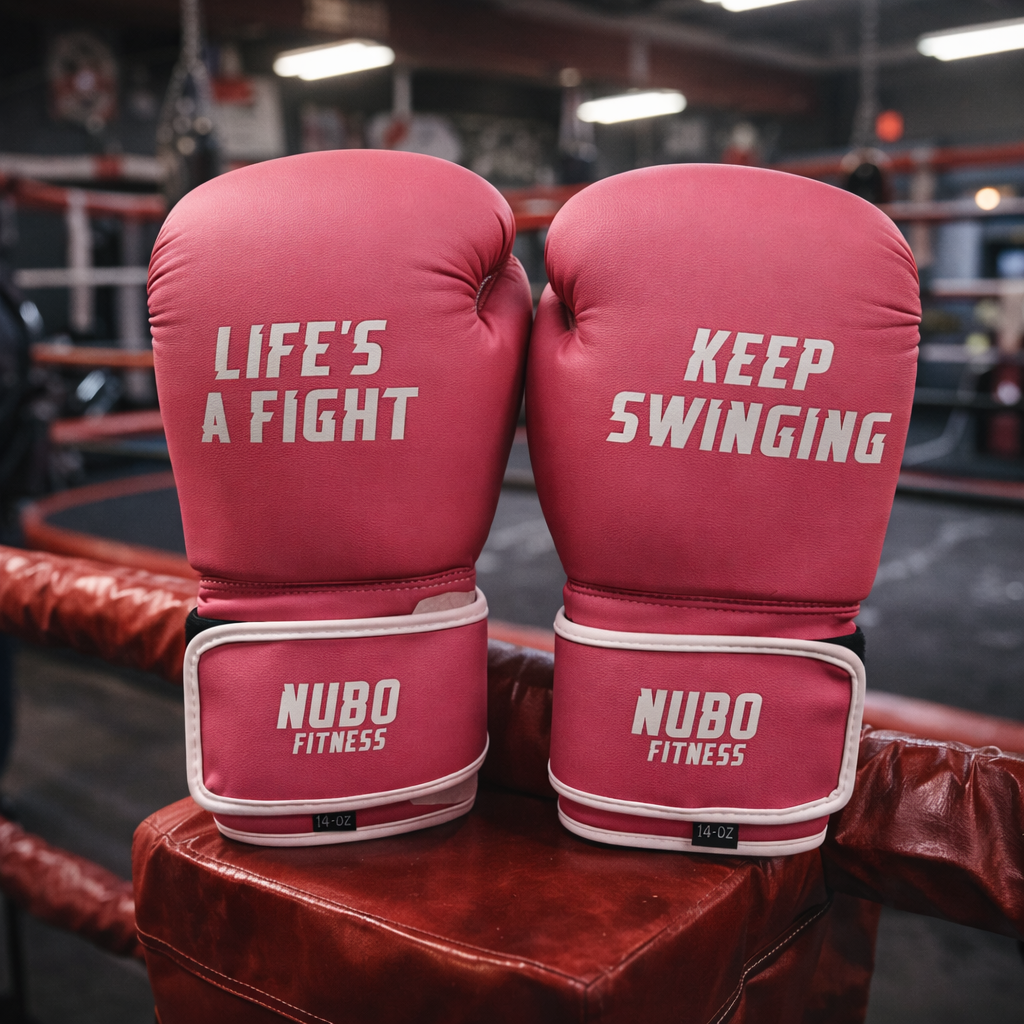 Pink NuBO Fitness Boxing Gloves