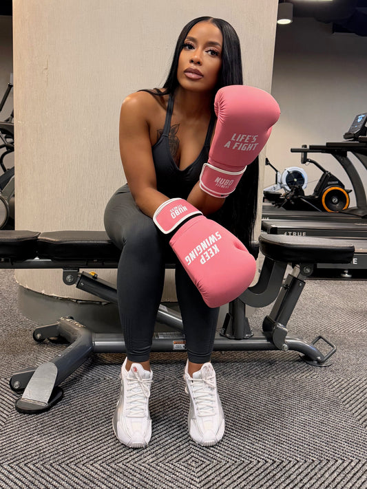 Pink NuBO Fitness Boxing Gloves